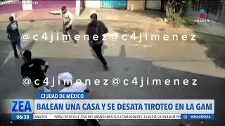 Balean una casa y se desata un tiroteo en la GAM, CDMX | Noticias con Francisco Zea