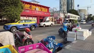 New Pattaya Scenes. Thailand Travel Walk In April, 2024