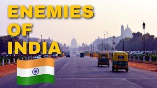  Top Enemies of India  | Includes China & Pakistan | Yellowstats