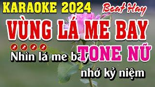 Vùng Lá Me Bay Karaoke Tone Nữ | Đình Long Karaoke