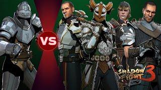 Shadow Fight 3 (Epilogue) - Ironclad vs Sarge, Sven, Ursus The Immortal, Jailer (Full Fight)