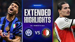 Inter vs. Feyenoord: Extended Highlights | UCL Round of 16 Leg 2 | CBS Sports Golazo