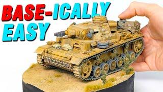 How to Make a Simple North Africa Base in 1/35 Scale -- 501 s.Pz.Abt Tunisia 1943