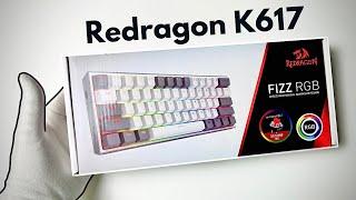 Redragon K617 Fizz Mechanical Keyboard Unboxing + Gameplay