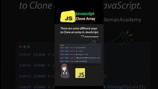 How to clone an array in JavaScript in 20 sec 