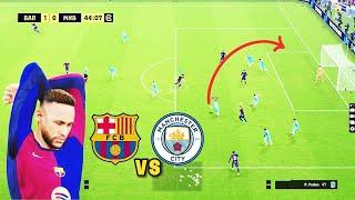 efootball 2024 | Fc Barcelona vs Man city | Dream Team Gameplay in efootball