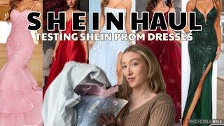 Testing VIRAL Shein prom dresses| SHEN HAUL