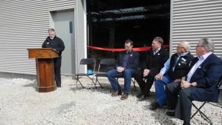 Nanton's Mayor Rick Everett at $10 million Sewage Plant Opening