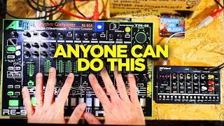 How to make techno (with a drum machine & synth)