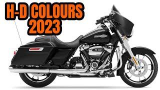 Harley Davidson 2023 Model Lineup Colours