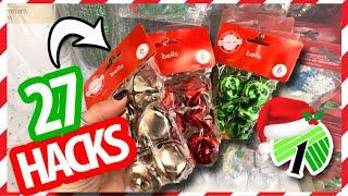 $1 JINGLE BELL HACKS...genius! 27 Dollar Tree Christmas DIYs you gotta see!