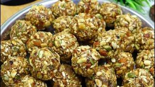 Satisfy Your Sweet Cravings with Sugar-Free Khajoor Dry Fruit Roll | Ladoo Recipe