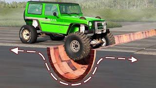 Cars vs Upside Down Speed Bumps ▶️ BeamNG Drive - (Long Video SPECIAL)