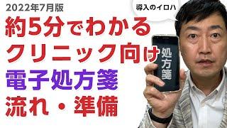 約5分でわかるクリニック向け電子処方箋の導入ガイド2022.07版－ 処方の流れ、準備するものなどを解説