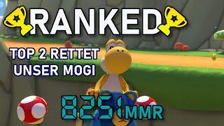 Überraschende Top 2 wendet das Blatt | RANKED Mario Kart 8 Deluxe 150ccm | 8251 MMR Platin 1