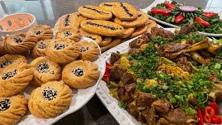 Lamb Kabab & Kulche Namaki کباب دیگی گوسفند، گوساله، کلچه نمکی