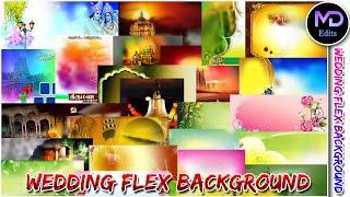 wedding Flex Background | wedding Background | MD Edits