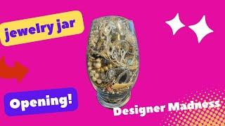 Unboxing A Treasure Trove Of Vintage  & Designer Jewelry! Let's Dive Into This Jewelry Jar! #jewelry