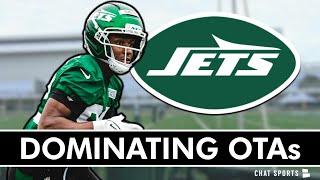 Arian Smith Is A MONSTER! New York Jets OTAs Practice News, Rumors & Highlights