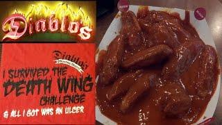 Diablo's 20 Death Wing Challenge (Ghost Pepper) w/ Juan More Bite | FreakEating in Las Vegas