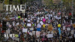 Protesters Across the U.S. Rally Against Trump and Musk: ‘Stop Destroying America’