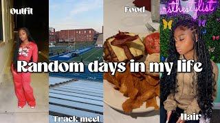 RANDOM DAYS IN MY LIFE hair apt, grwm, lashes, food, track meet | Jada Symone