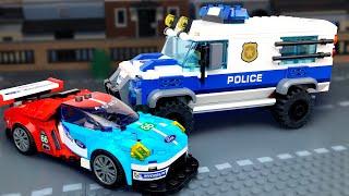 LEGO Races. LEGO Cartoons about Cars. Police Stories