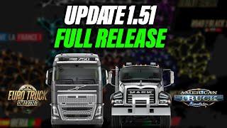 ETS2/ATS 1.51 Full Update Release Today | More Features than Ever