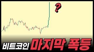 비트코인 마지막 탈출기회 놓치면 전부 박살납니다.
