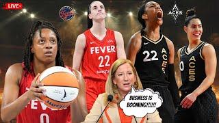 Caitlin Clark STRUGGLE in Loss Against Aces! | WNBA Players OUTRAGED at Commissioner & MORE!