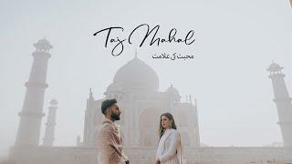 TAJ MAHAL PRE WEDDING // 4k // MANKIRAN AND JASMEET