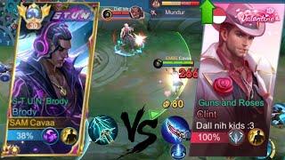 BRODY VS CLINT BUFF. SETELAH DI BUFF MOONTON CLINT JADI SAKIT GINI YA! - GAMEPLAY BRODY 2024