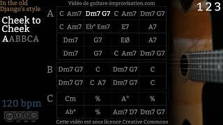 Cheek to Cheek (120 bpm) - Gypsy jazz Backing track / Jazz manouche