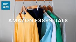 [AMAZON ESSENTIALS HAUL] Men's T-shirt, Sweatshirt, Joggers Review | Brand Spotlight