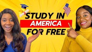 Study in the America for FREE!! Fully Funded scholarships in the USA with @FisayoGracieAbby