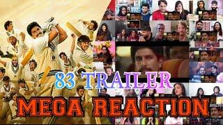 84 Trailer Mega Reaction || Ranveer singh || Deepika || Jeeva || Kapil Dev