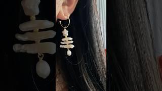 how we made our baroque pearl Christmas tree earring $39.99 #earrings #handmade #rare #gift #dangle