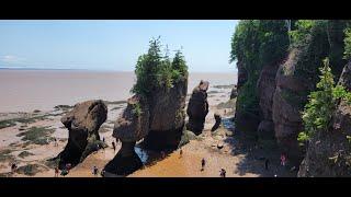 The Hopewell Rocks are worth a visit.