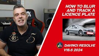How to track and blur a licence plate or any object in Davinci Resolve