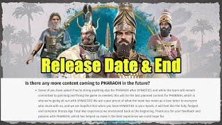 CA's Strangest Announcement To Date - Pharaoh Update Gets a Release Date But It's The LAST Update