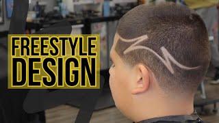 DOPE FREESTYLE DESIGN  How to do a hair design