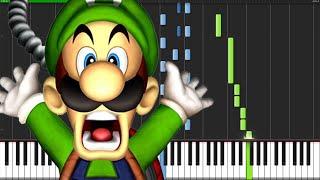 Luigi's Mansion Medley - Luigi's Mansion [Piano Tutorial] (Synthesia)
