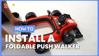 How to Install the 4-in-1 Foldable Activity Push Walker | BC10021 #costway #howto