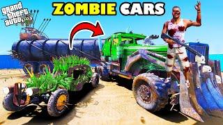 Franklin Upgrading His Normal Car To Secret Zombie Car In GTA 5