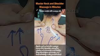 Master Neck and Shoulder Massage in Minutes #neckmassage #shouldermassage #fatiguerelief #painrelief