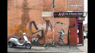 SLUK | In search of Nottingham Banksy - Vespa Elettrica