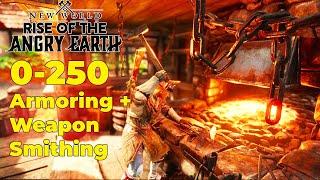 CHEAPEST and Fastest way to Level Armoring and Weapon Smithing in New World - New World 2023