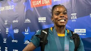 Jasmine Moore Wins Olympic Trials Triple Jump