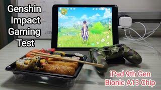 Genshin Impact iPad 9th Gen 2021 Gameplay (60FPS) w PS4 Controller | A13 Bionic Chip + 3GB RAM