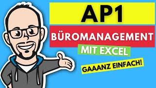 AP1 Büromanagement: Excel lernen und die Prüfung gaaanz einfach bestehen! 